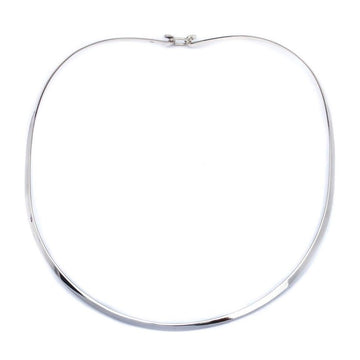 3MM Plain Flat Choker Chain .925 Sterling Silver With Clasp-5.5"
